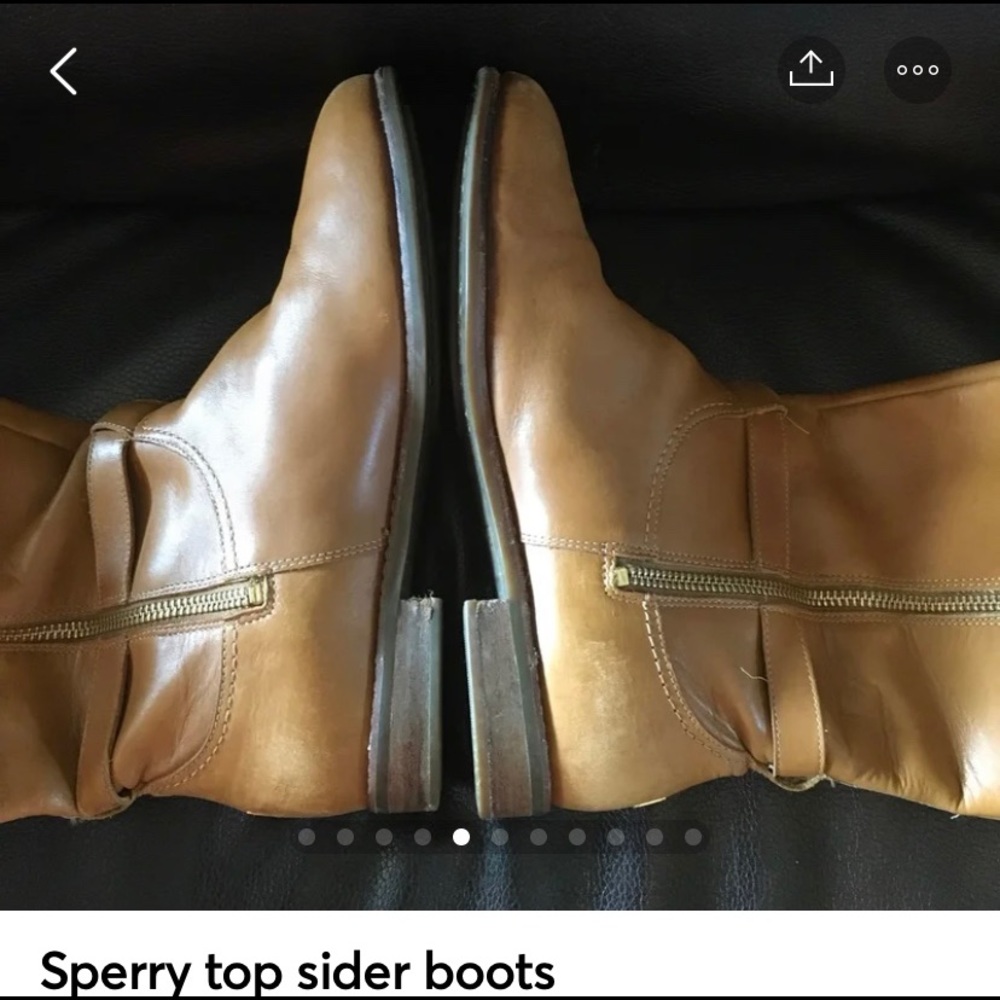 SPERRY Women’s top sided tan boots size 6.5 - Picture 7 of 10